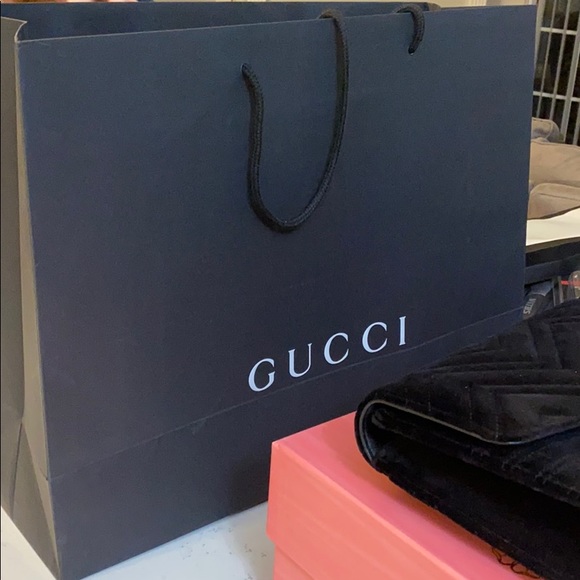 Gucci Bags Gucci Velvet Marmont Poshmark